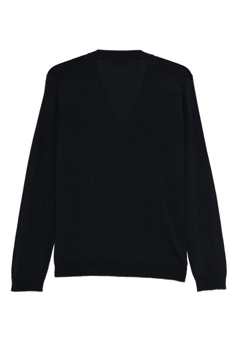 cardigan uomo navy ROBERTO COLLINA | 253M01010M0110